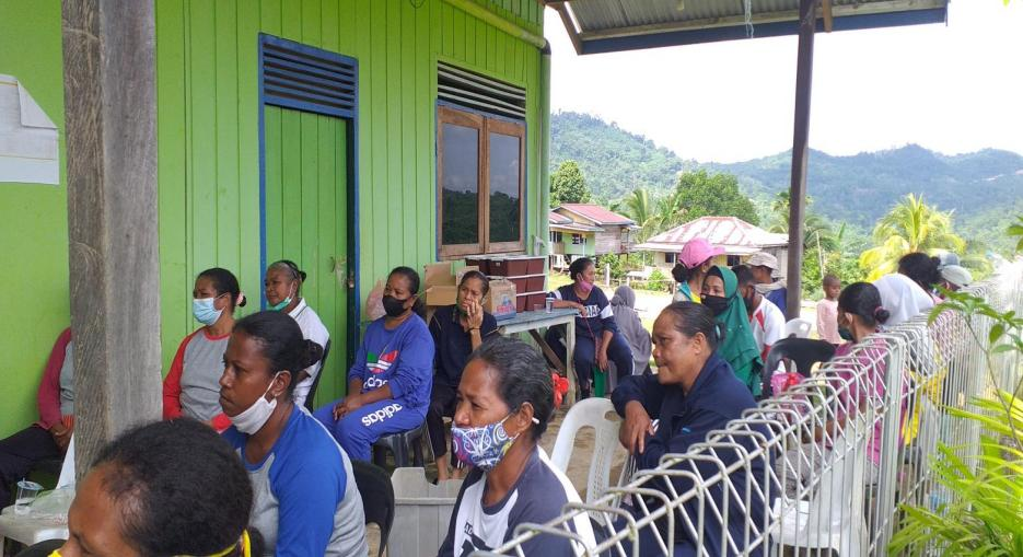 Pertemuan Kelompok Kegiatan ( POKTAN ) Orientasi teknis Materi Bina Keluarga Balita dan Remaja di Kampung KB Lourdes Desa Sungai Limau